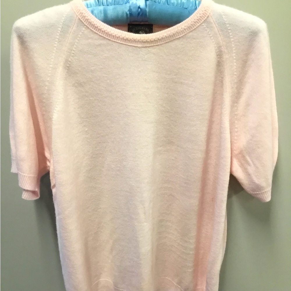 Designers originals crew neck short sleeve sweater